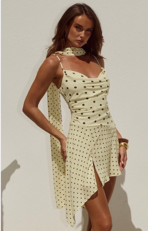 Runaway the Label Alora Scoop Neck Mini Dress