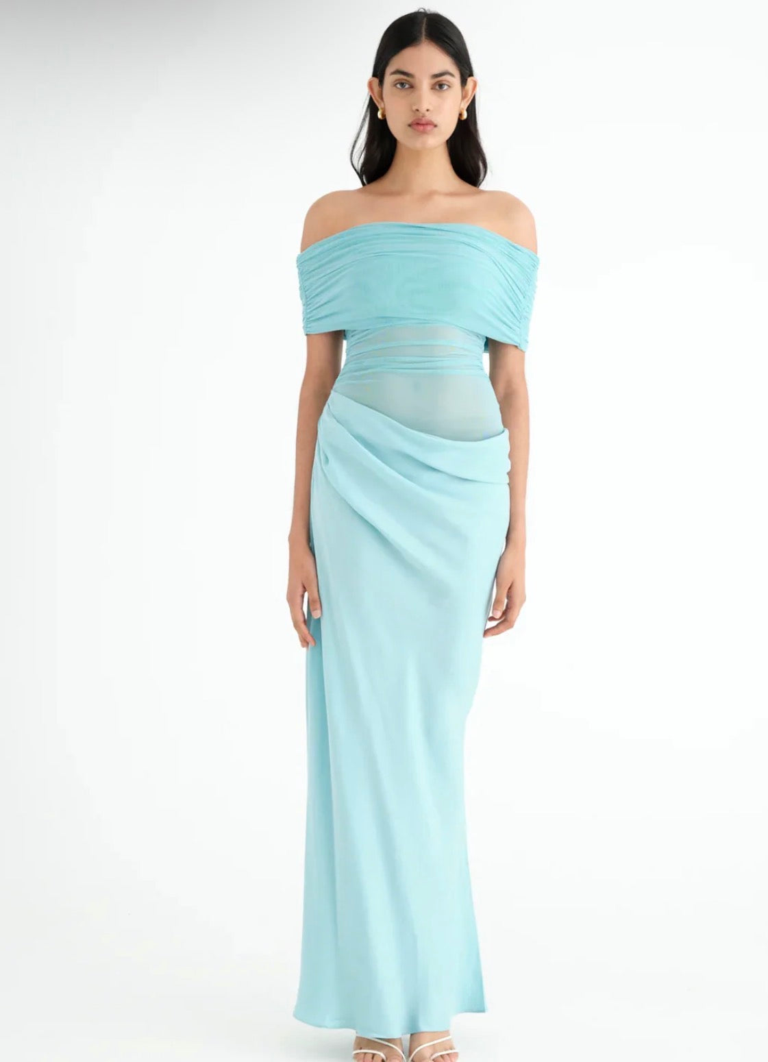 Benni Nico off the Shoulder Maxi Dress